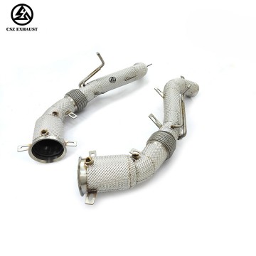 McLaren 570S 650S MP4-12C 600Lt 540C Straight Downpipe with Heat Shield