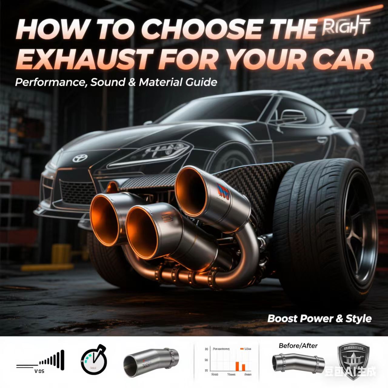 How to Select the Perfect Modified Car Exhaust Pipe​